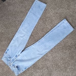 Levi's Button-Fly Light Wash 501 Jeans